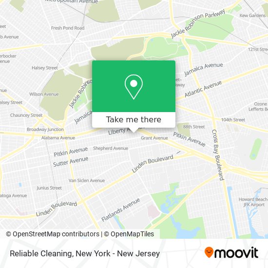 Reliable Cleaning map