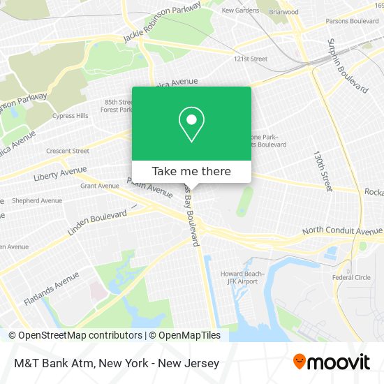 M&T Bank Atm map