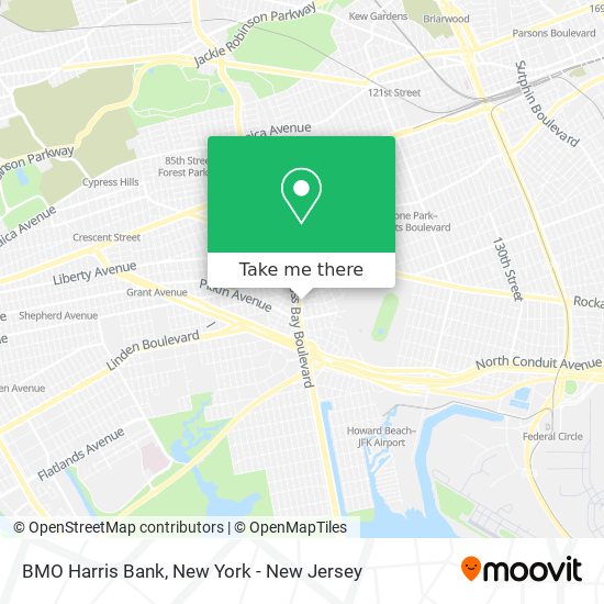 BMO Harris Bank map