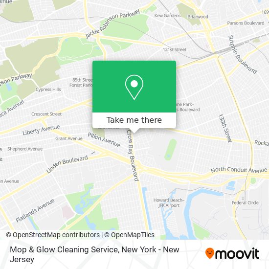 Mapa de Mop & Glow Cleaning Service