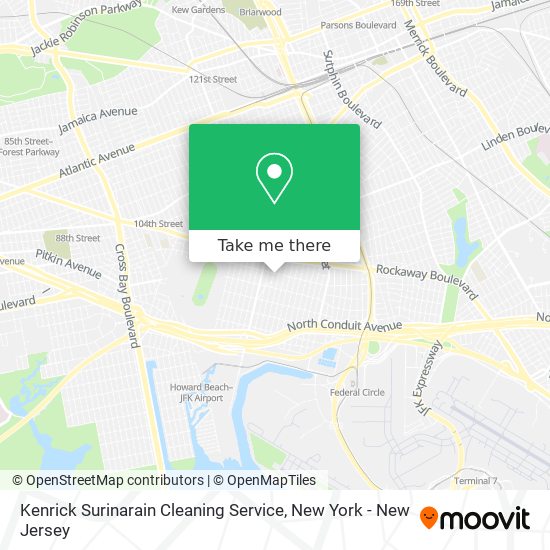 Kenrick Surinarain Cleaning Service map