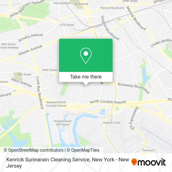 Kenrick Surinarain Cleaning Service map