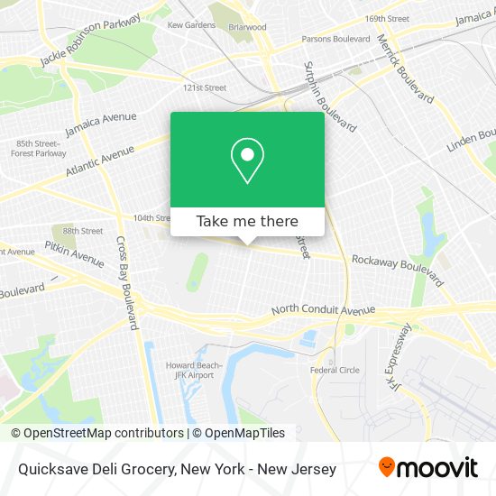 Quicksave Deli Grocery map