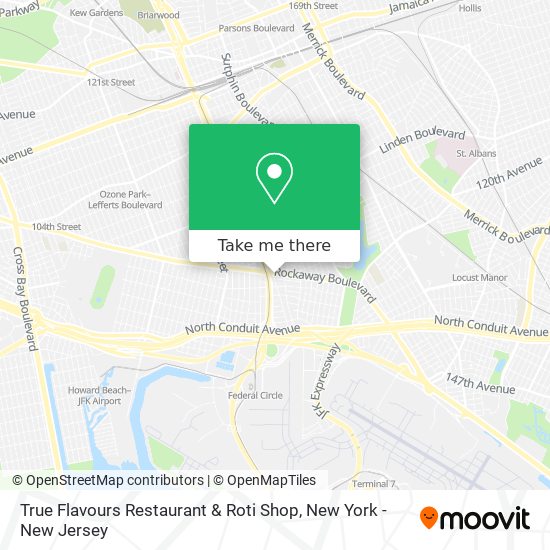 True Flavours Restaurant & Roti Shop map