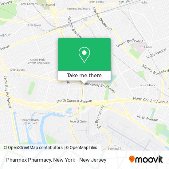 Mapa de Pharmex Pharmacy