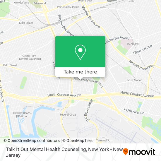 Talk It Out Mental Health Counseling map
