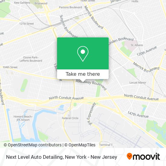 Next Level Auto Detailing map