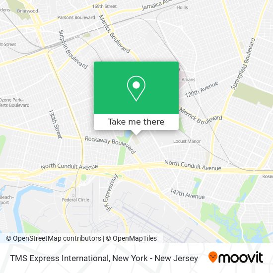 Mapa de TMS Express International