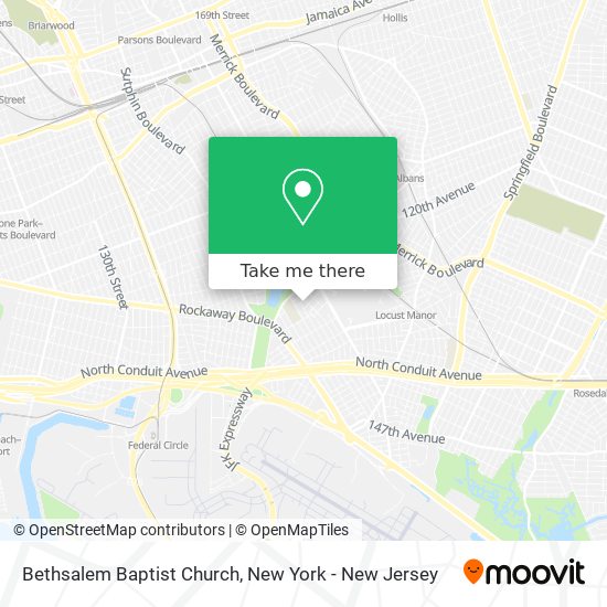 Bethsalem Baptist Church map