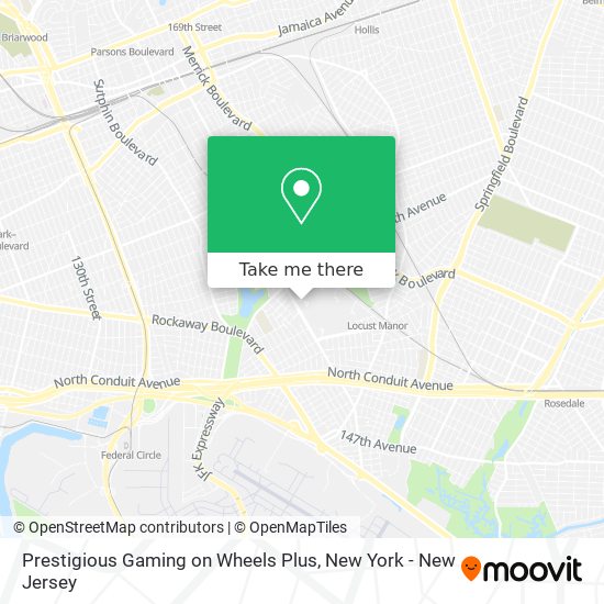 Prestigious Gaming on Wheels Plus map