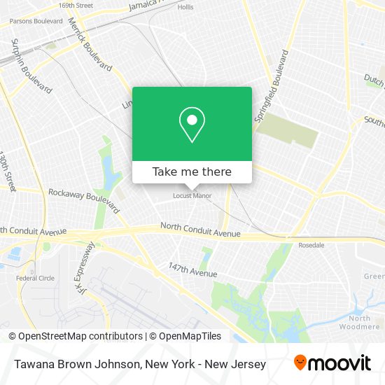 Tawana Brown Johnson map