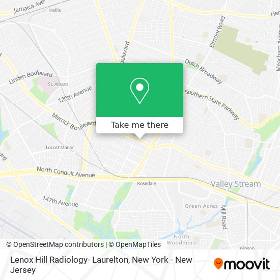 Mapa de Lenox Hill Radiology- Laurelton