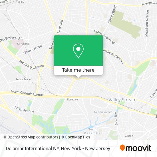 Delamar International NY map