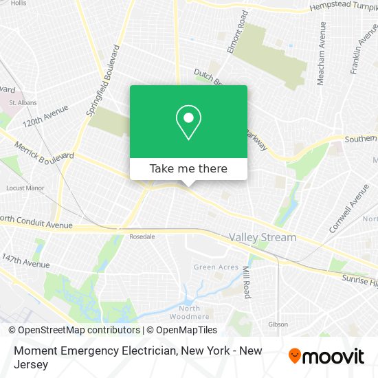 Mapa de Moment Emergency Electrician