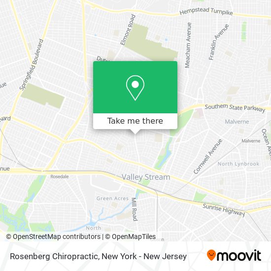 Mapa de Rosenberg Chiropractic