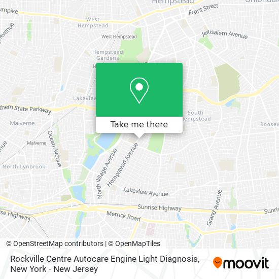 Mapa de Rockville Centre Autocare Engine Light Diagnosis