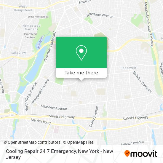 Cooling Repair 24 7 Emergency map