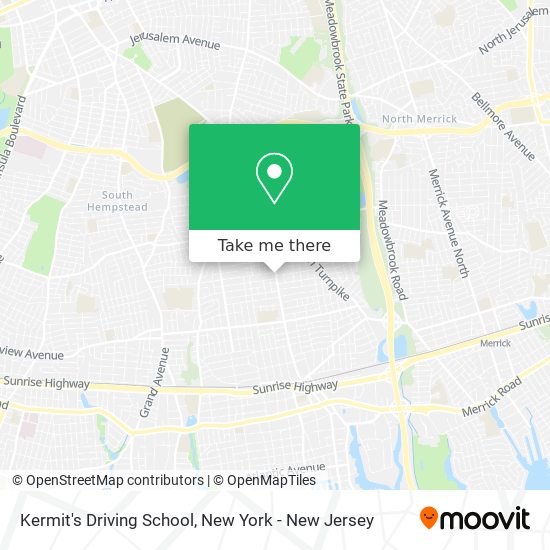 Mapa de Kermit's Driving School
