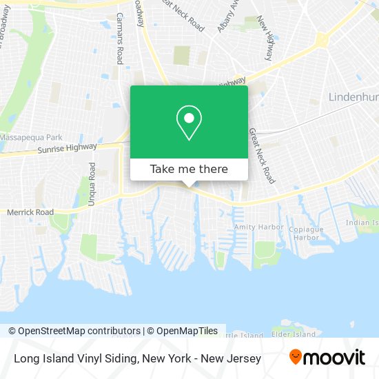 Mapa de Long Island Vinyl Siding