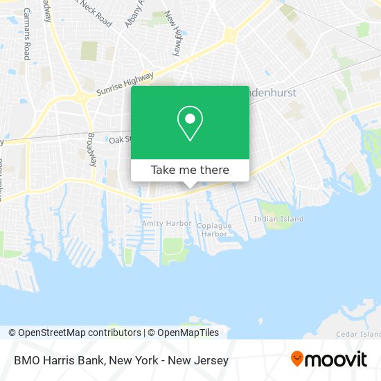 BMO Harris Bank map