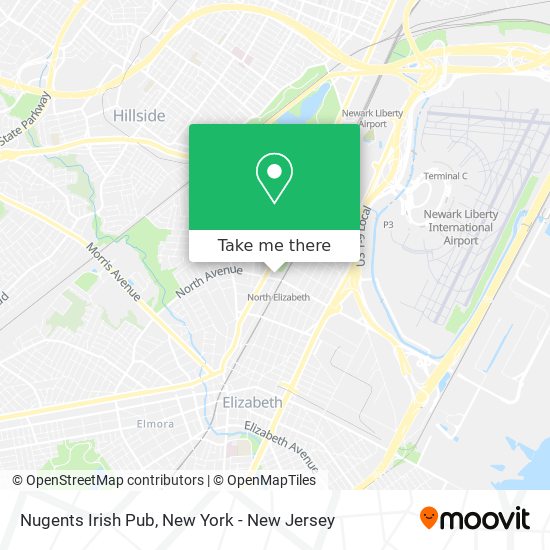 Mapa de Nugents Irish Pub