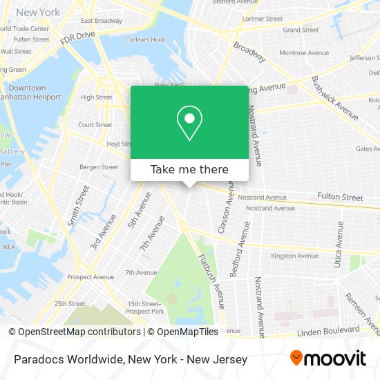 Paradocs Worldwide map