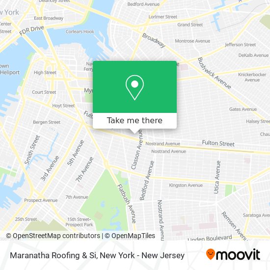 Mapa de Maranatha Roofing & Si