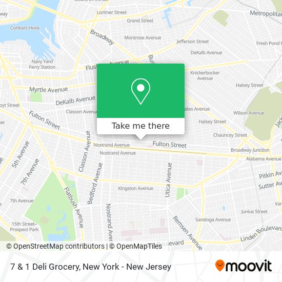 7 & 1 Deli Grocery map
