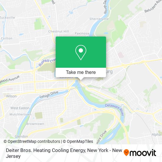 Deiter Bros. Heating Cooling Energy map