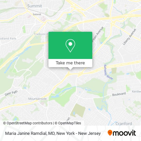 Maria Janine Ramdial, MD map