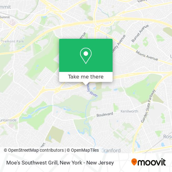 Mapa de Moe's Southwest Grill