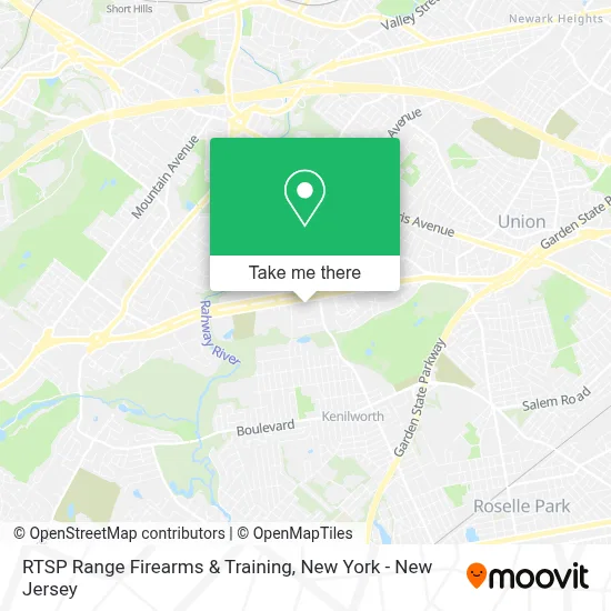 RTSP Range Firearms & Training map