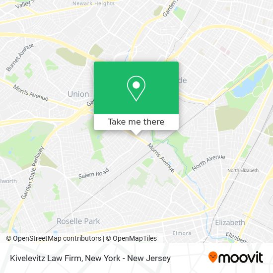 Kivelevitz Law Firm map