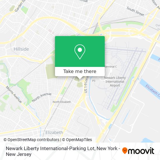 Mapa de Newark Liberty International-Parking Lot