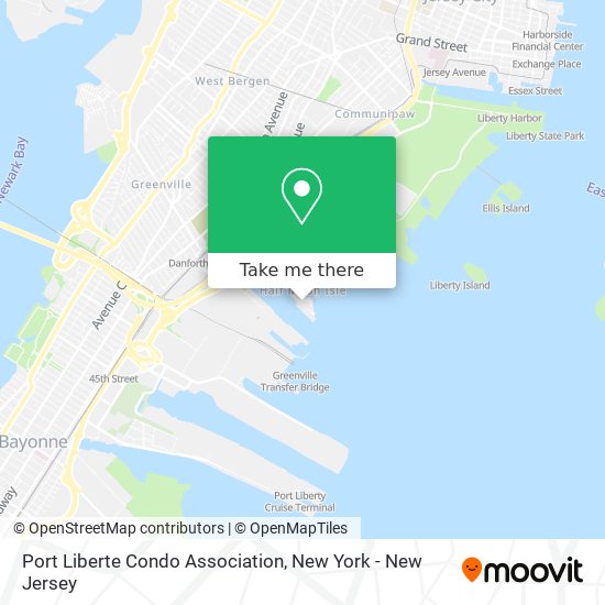 Port Liberte Condo Association map