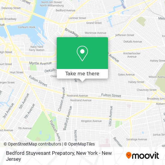 Bedford Stuyvesant Prepatory map