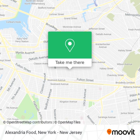 Alexandria Food map