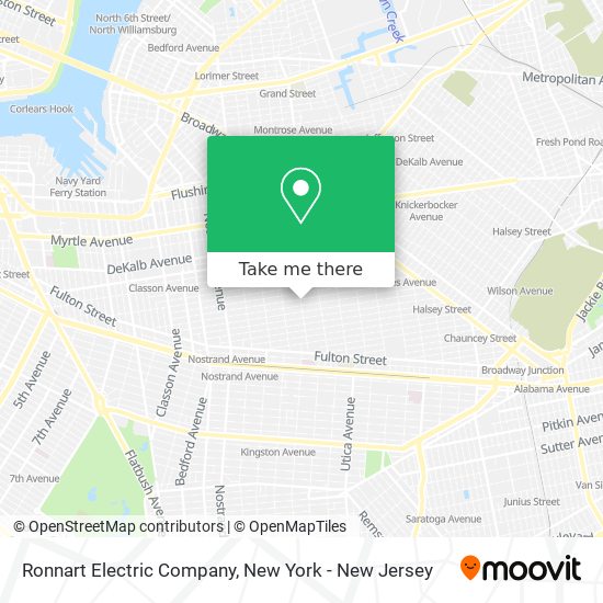 Ronnart Electric Company map