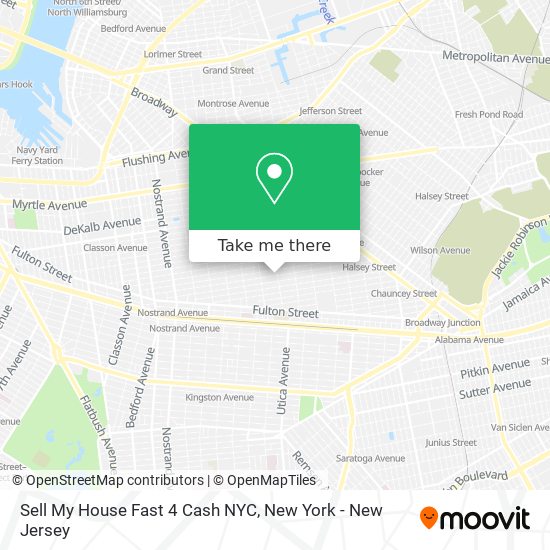 Sell My House Fast 4 Cash NYC map