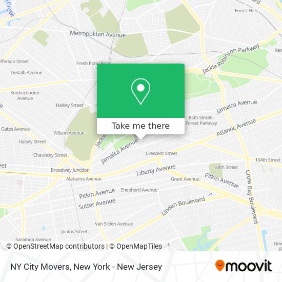 NY City Movers map