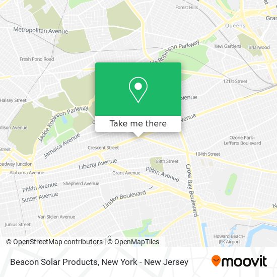 Mapa de Beacon Solar Products