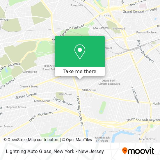 Mapa de Lightning Auto Glass