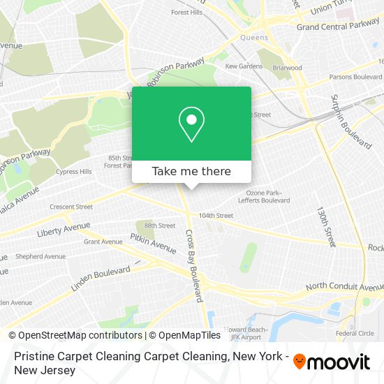 Pristine Carpet Cleaning Carpet Cleaning map