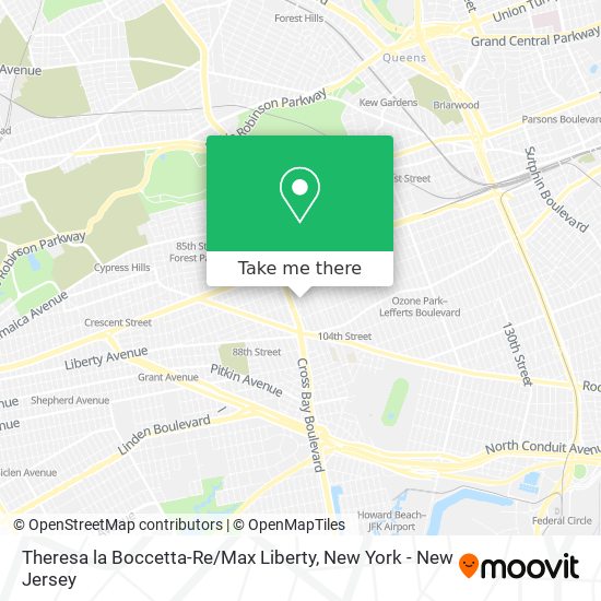 Mapa de Theresa la Boccetta-Re / Max Liberty