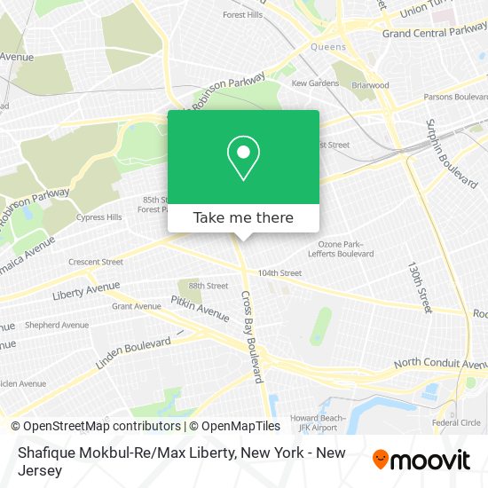 Mapa de Shafique Mokbul-Re/Max Liberty