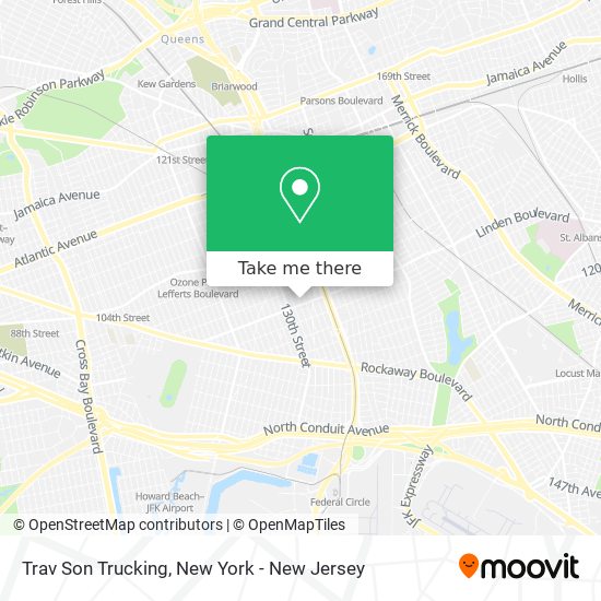 Mapa de Trav Son Trucking