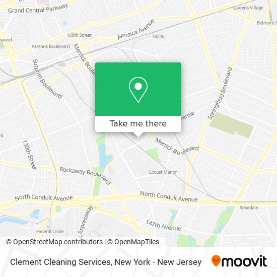 Clement Cleaning Services map