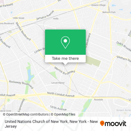 Mapa de United Nations Church of New York