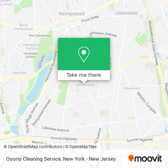 Osorio Cleaning Service map