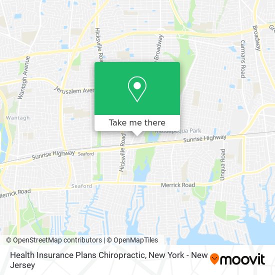Mapa de Health Insurance Plans Chiropractic